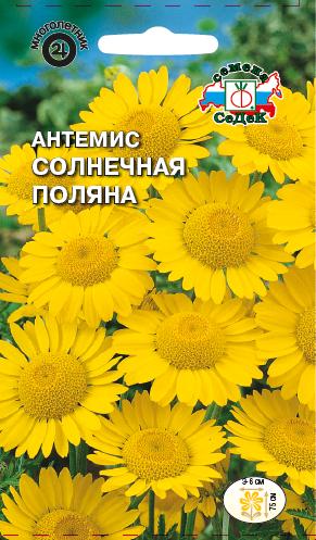 Семена цветов - Антемис Солнечная Поляна 0,2 г - 2 пакета